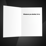 Emotional Support Snacks | Funny Friendship Card