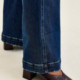 Judy Blue HW Lux Retro Wide Leg Patch Tab Jeans – Plus