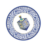 Caspari Patterned Dreidels Salad/Dessert Plates - pack of 8