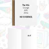 Nostalgia Birthday Cards | 80s, 90s & 2000s: 80s
