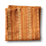 Fall Floral Stripe Blue Pumpkin Coastal Kitchen Towel Waffle