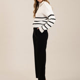 High Waist Wide Leg Pleated Dress Pants