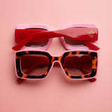 Deco Sunglasses Pink + Red