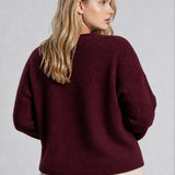 Plus Lightweight Button Down Knit Cardigan