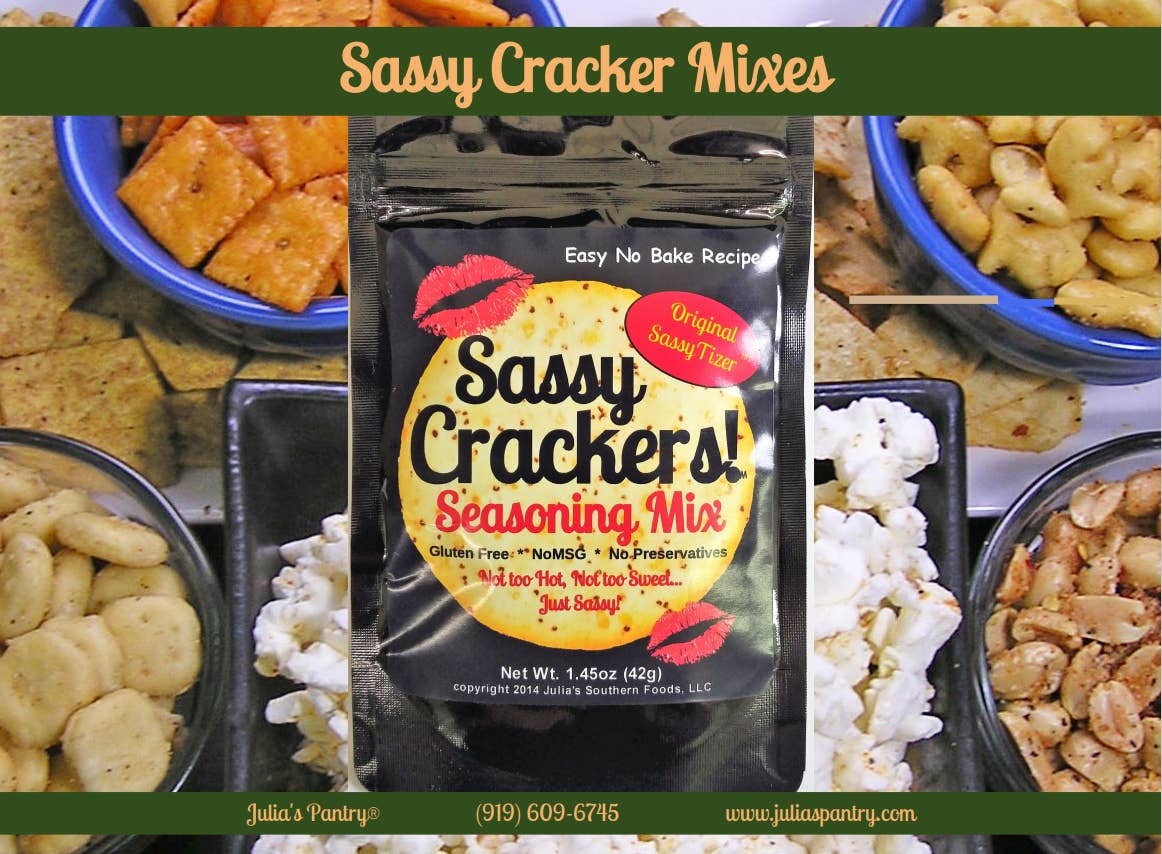 Sassy Crackers! Roasted Garlic SassyTizer™