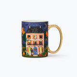 RIFLE PAPER CO. Haunted House Porcelain Mug