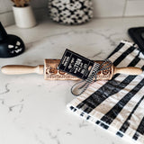 Wooden Embossed Pumpkin Rolling Pin
