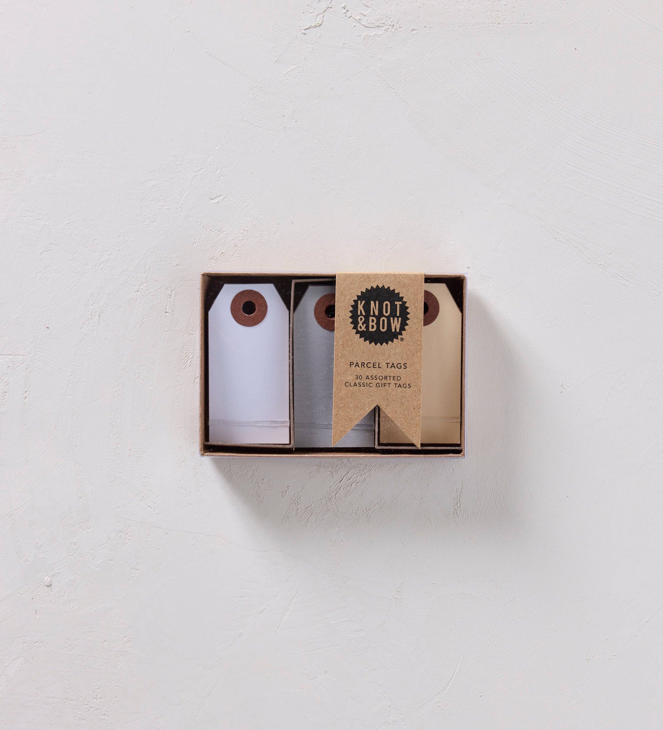 Neutral Parcel Tags Trio: Neutral