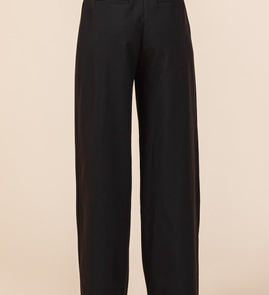 Loose Fit Pintuck Pants