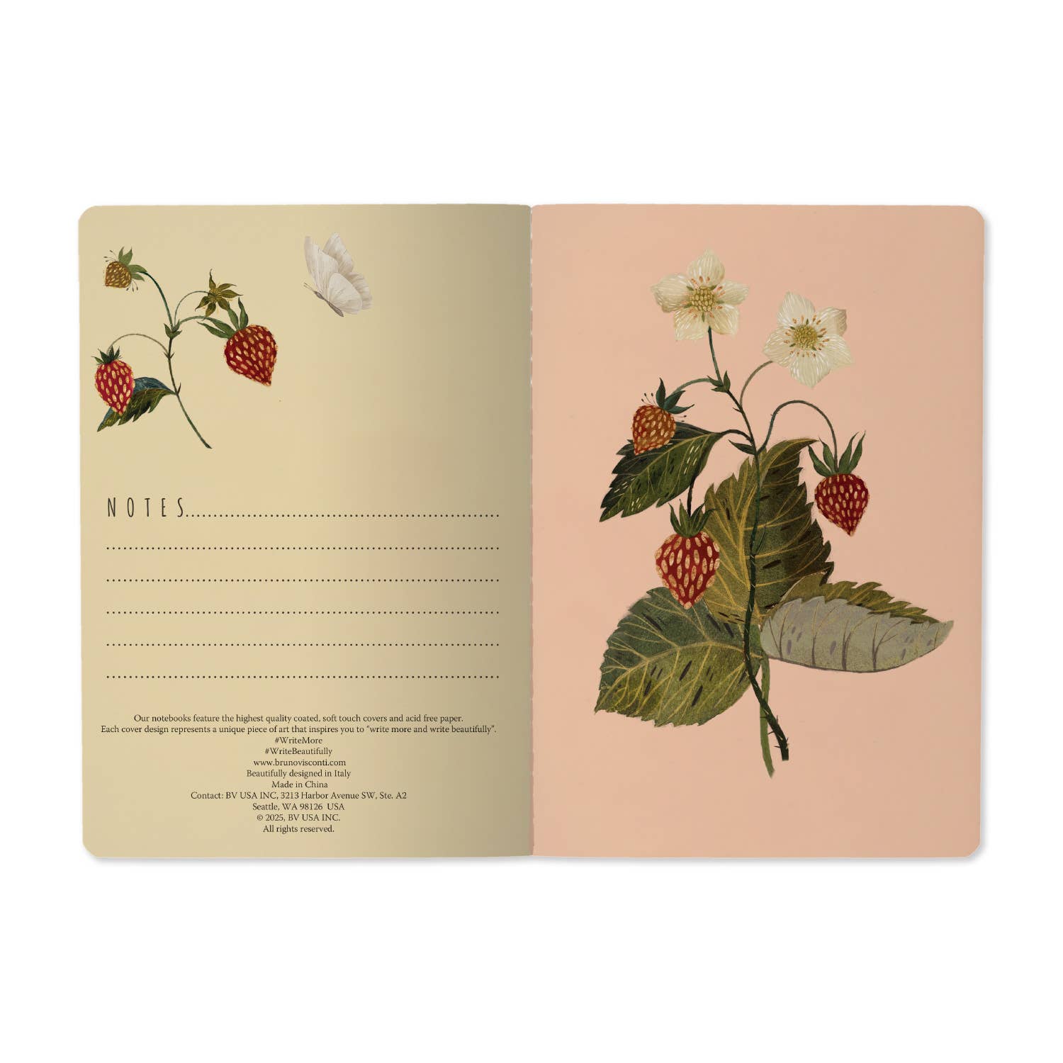 Wild Strawberry Notebook