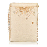 Bubbles & Bliss Champagne Pop Beaded Crossbody Handbag