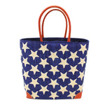 Stars Straw Basket Bag
