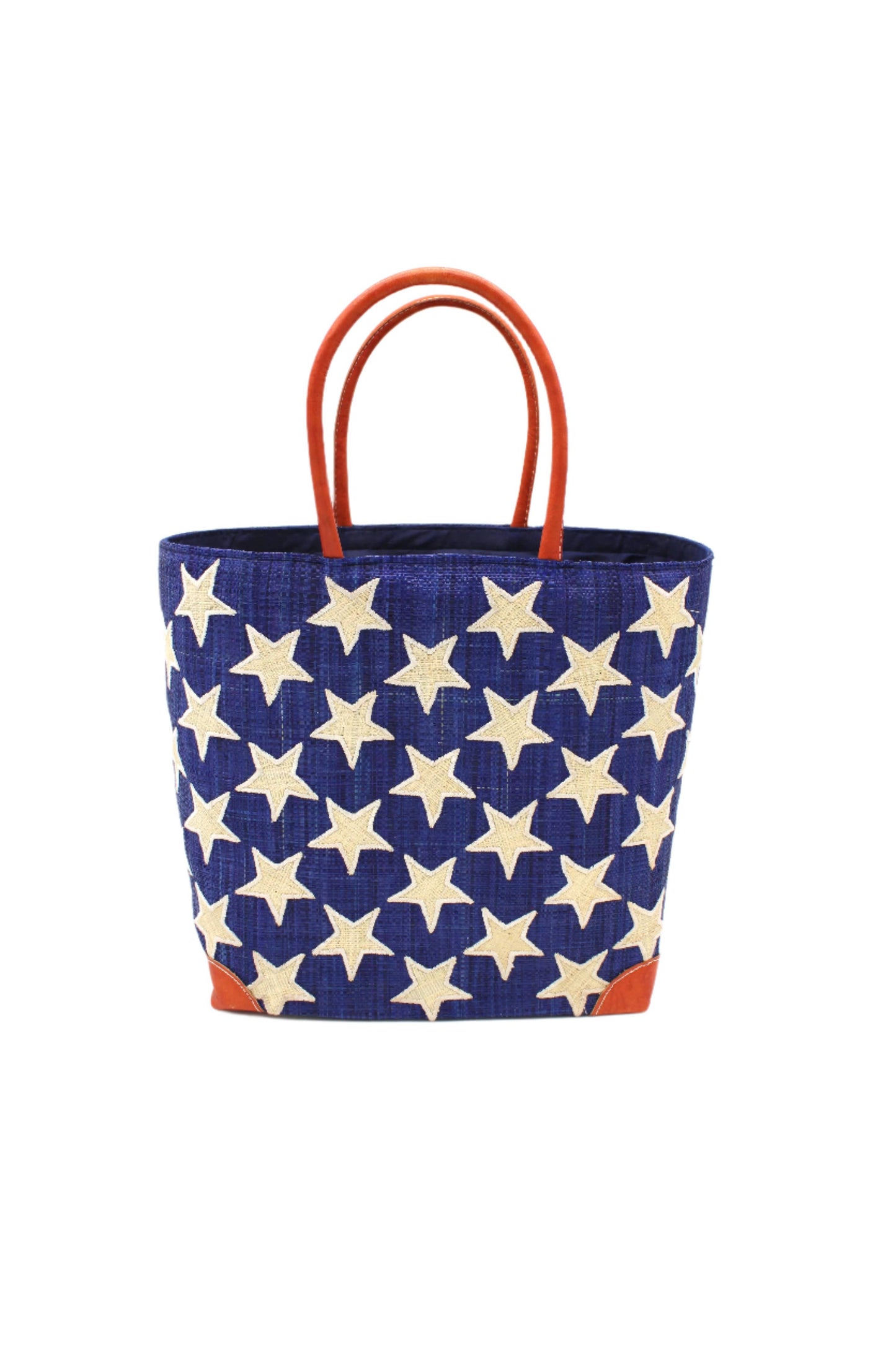 Stars Straw Basket Bag