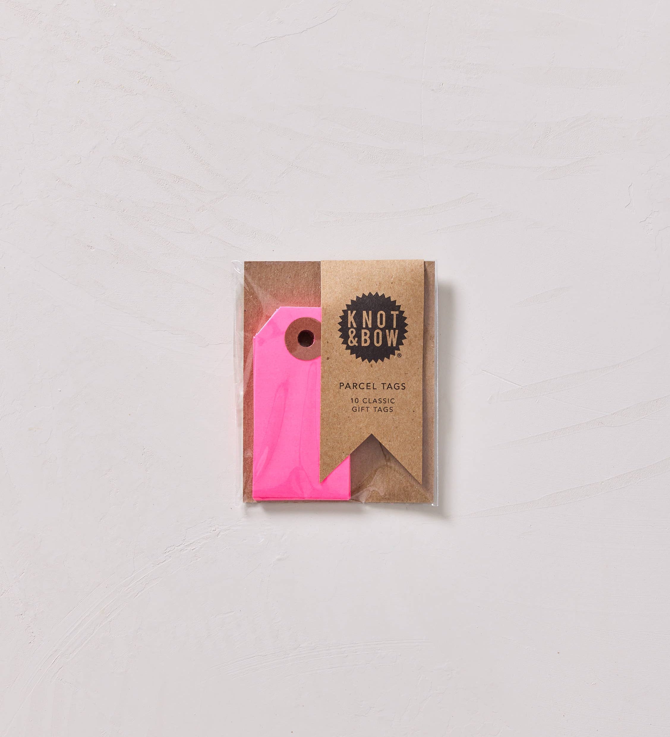 Neon Pink Parcel Tags: Neon Pink