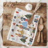 Nutcracker Blues Christmas Dish Towel
