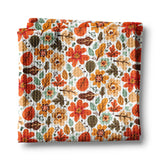 Fall Floral Waffle Weave Kitchen Towel | Autumn Flower