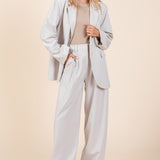 Loose Fit Pintuck Pants