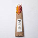 Sunrise Spiral Beeswax Candles - Set of 3