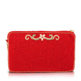 PRE-ORDER ONLY Mahjong Mood Red Tile Game Crossbody Handbag