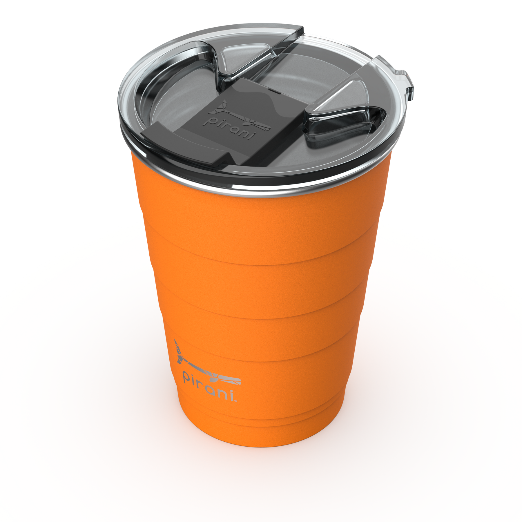 Solar Orange 16 oz Insulated Stackable Tumbler