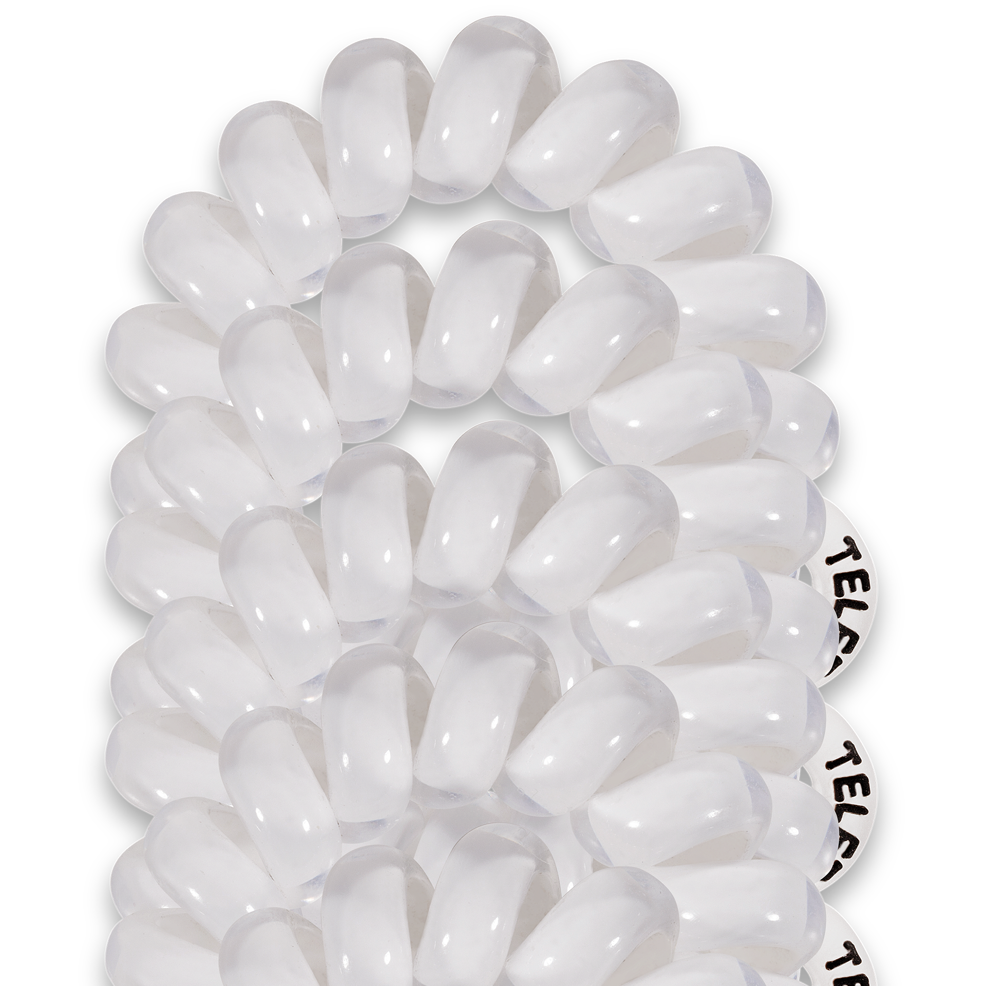 Teleties Coconut White Tiny Hair Ties - Tiny