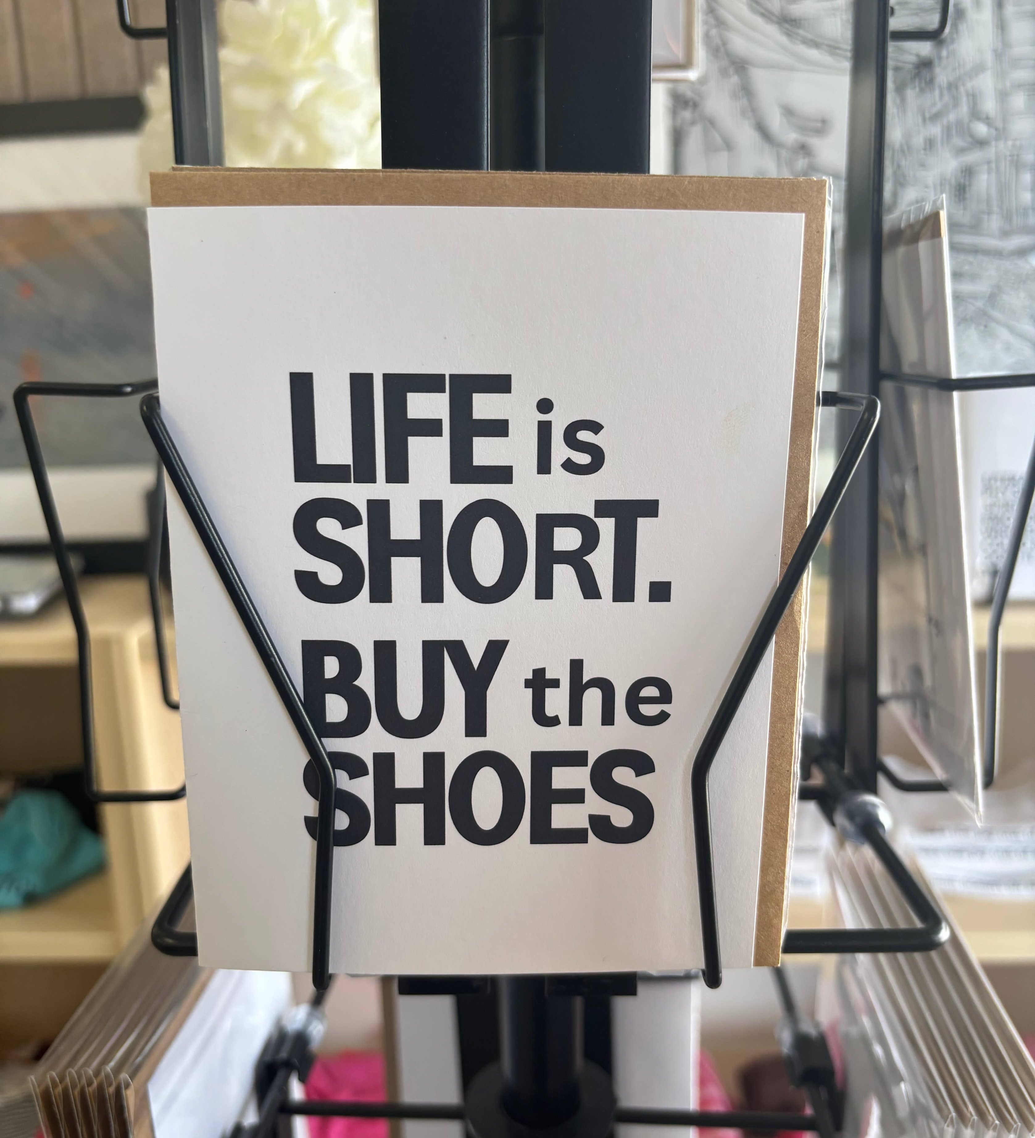 Buy the Shoes | Funny Birthday & Just Because Card