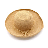 Leor 3" Brim Crochet Straw Sun Hat in Natural
