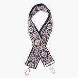 Floral Guitar Strap - Pink