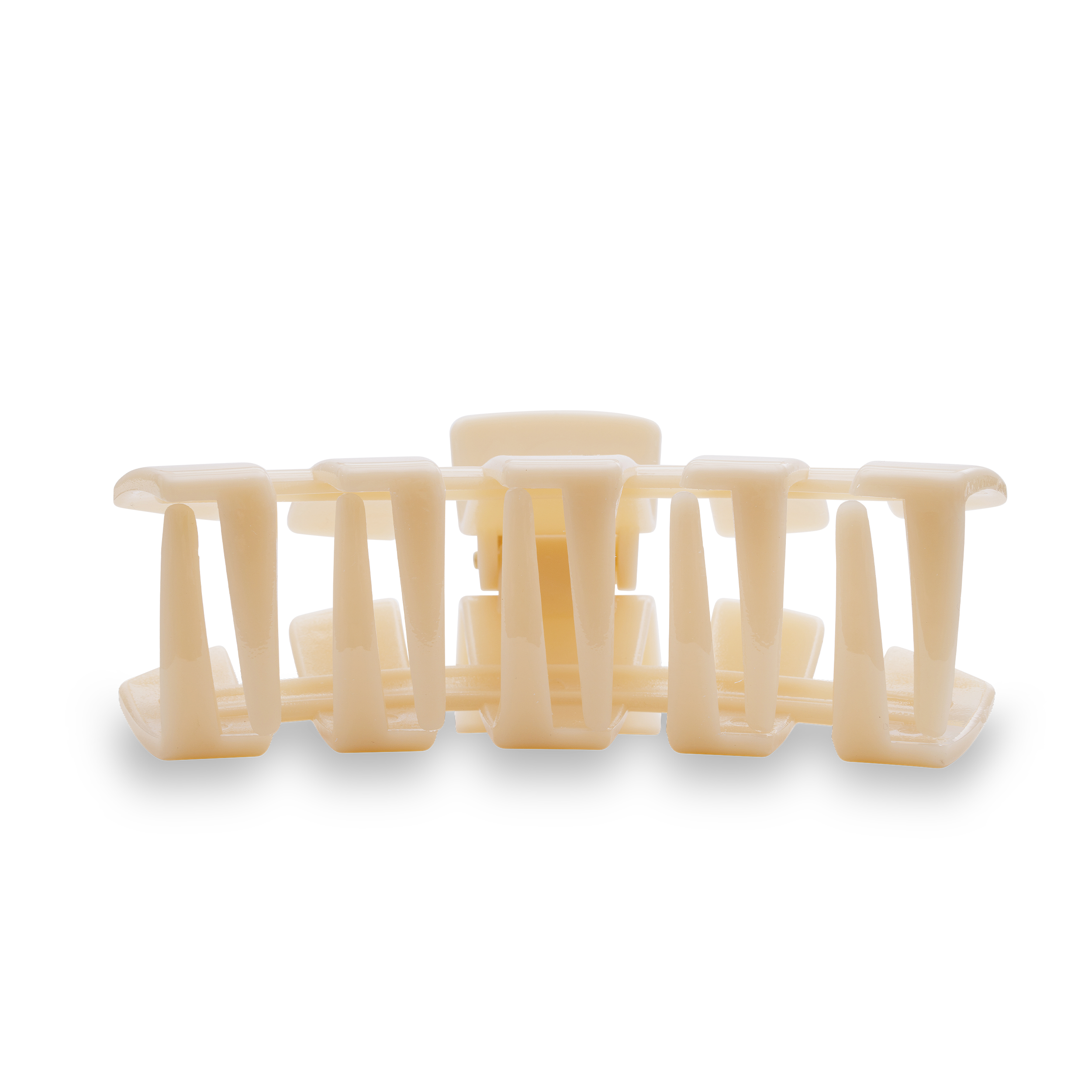 Teleties Classic Almond Beige Large Claw Clip - Large