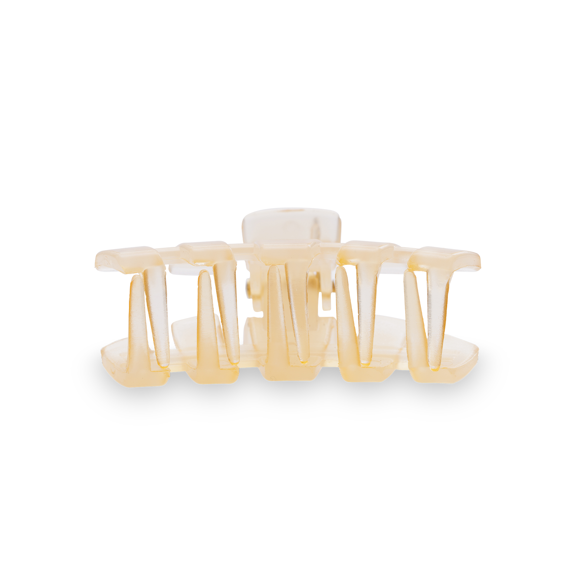 Teleties Classic Almond Beige Tiny Claw Clip - Tiny