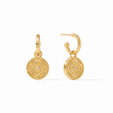 Julie Vos Astor 6 - in - 1 Charm Earring - Iridescent Clear Crystal