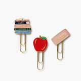RIFLE PAPER CO. Schoolhouse Enamel Paper Clip Set