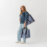 Bagette Market Tote - Nantucket Navy