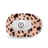 Teleties Blonde Tortoise Large Flat Round Hair Clip - Large