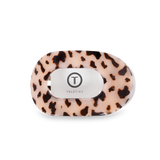 Teleties Blonde Tortoise Medium Flat Round Hair Clip - Medium