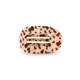 Teleties Blonde Tortoise Small Flat Round Hair Clip - Small