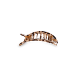 Teleties Blonde Tortoise Small Flat Round Hair Clip - Small
