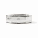 Julie Vos Cannes Statement Hinge Bangle - Silver
