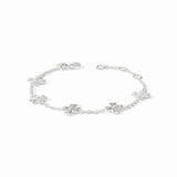 Julie Vos Malta Canterbury Delicate Bracelet - Silver