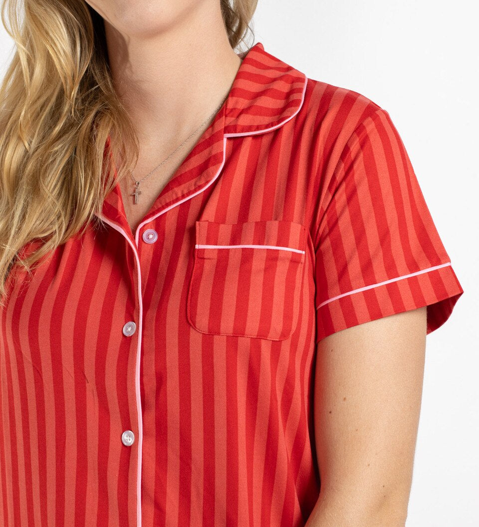 Carissa Stripe Sleep Shirt