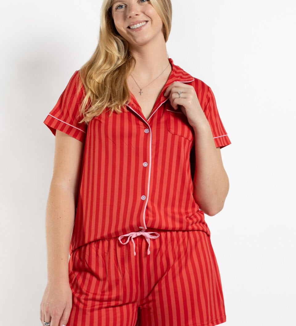 Carissa Stripe Sleep Shirt
