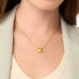 Julie Vos Catalina X Delicate Necklace - Gold