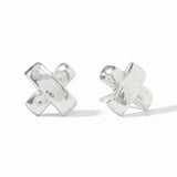 Julie Vos Catalina X Stud - Silver