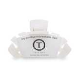 Teleties Classic Coconut White Large Claw Clip - Large