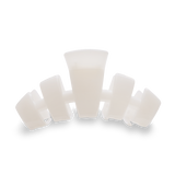 Teleties Classic Coconut White Large Claw Clip - Large