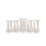 Teleties Classic Coconut White Large Claw Clip - Large