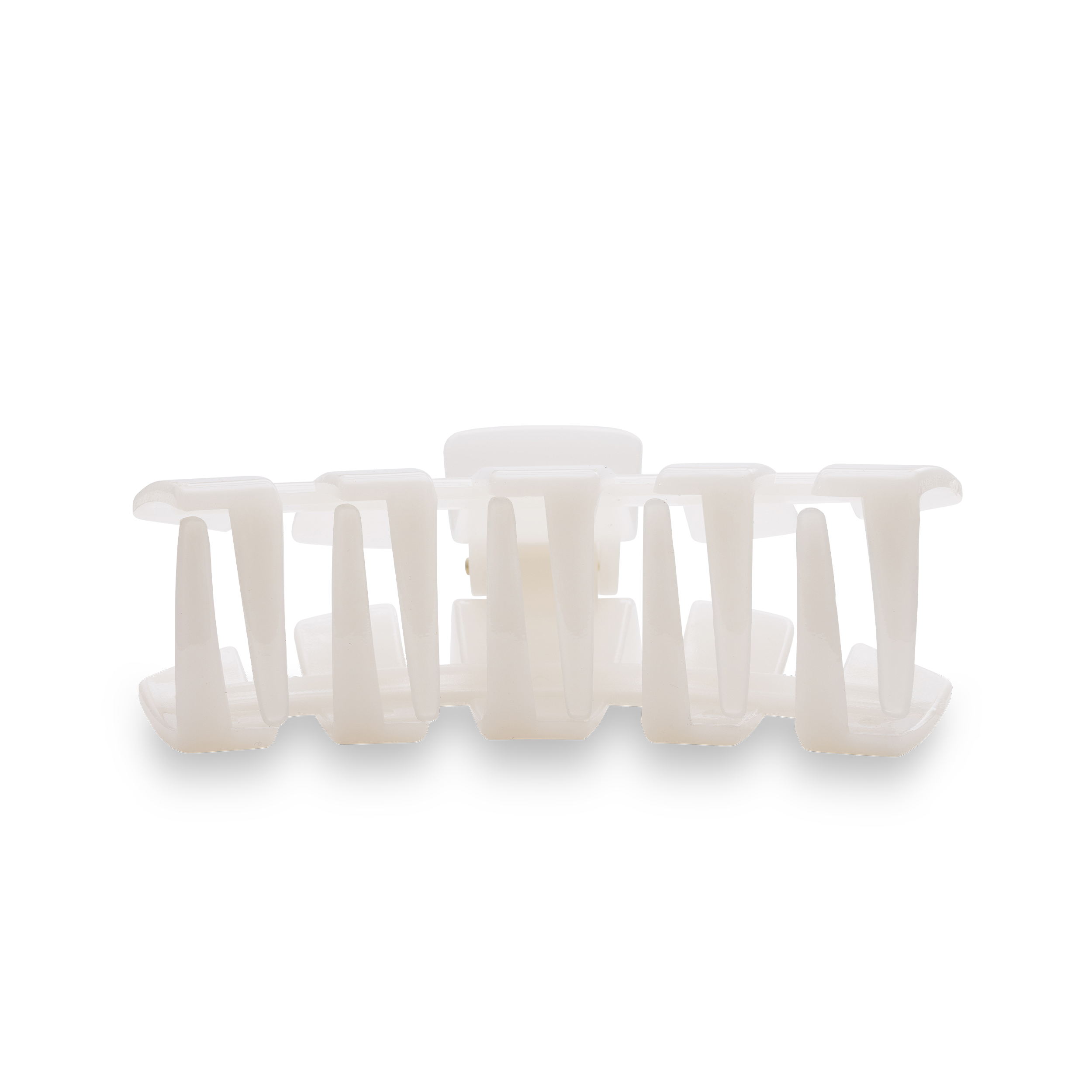 Teleties Classic Coconut White Large Claw Clip - Large