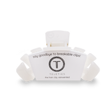 Teleties Classic Coconut White Medium Claw Clip - Medium