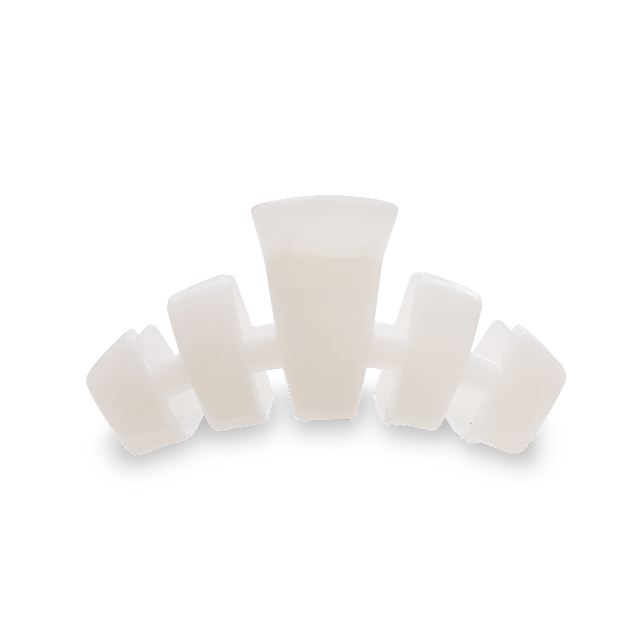 Teleties Classic Coconut White Medium Claw Clip - Medium