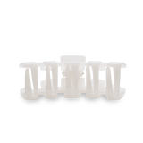Teleties Classic Coconut White Medium Claw Clip - Medium